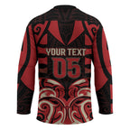 Custom Aotearoa Ngai Te Rangi Hockey Jersey New Zealand Traditional Maori Pattern