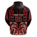 Custom Aotearoa Ngai Te Rangi Hoodie New Zealand Traditional Maori Pattern