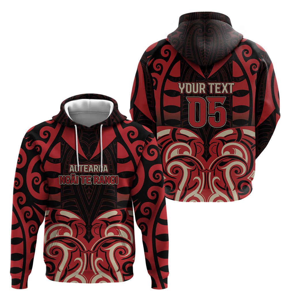 Custom Aotearoa Ngai Te Rangi Hoodie New Zealand Traditional Maori Pattern
