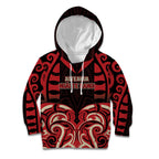 Custom Aotearoa Ngai Te Rangi Kid Hoodie New Zealand Traditional Maori Pattern
