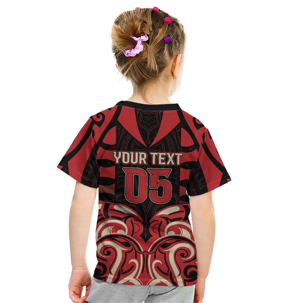 Custom Aotearoa Ngai Te Rangi Kid T Shirt New Zealand Traditional Maori Pattern