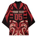 Custom Aotearoa Ngai Te Rangi Kimono New Zealand Traditional Maori Pattern