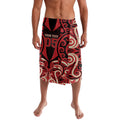 Custom Aotearoa Ngai Te Rangi Lavalava New Zealand Traditional Maori Pattern