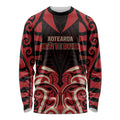 Custom Aotearoa Ngai Te Rangi Long Sleeve Shirt New Zealand Traditional Maori Pattern