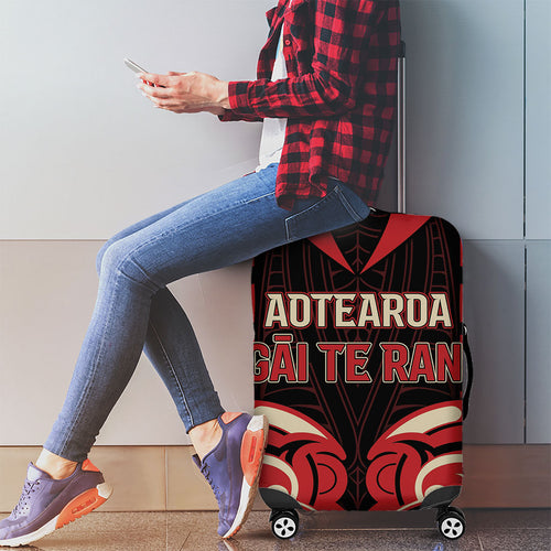 Aotearoa Ngai Te Rangi Luggage Cover New Zealand Traditional Maori Pattern