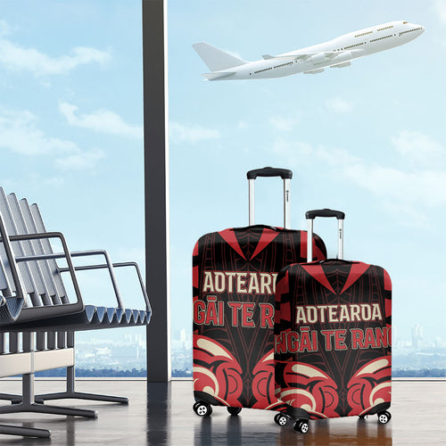 Aotearoa Ngai Te Rangi Luggage Cover New Zealand Traditional Maori Pattern