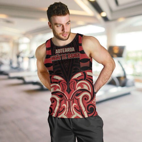 Custom Aotearoa Ngai Te Rangi Men Tank Top New Zealand Traditional Maori Pattern