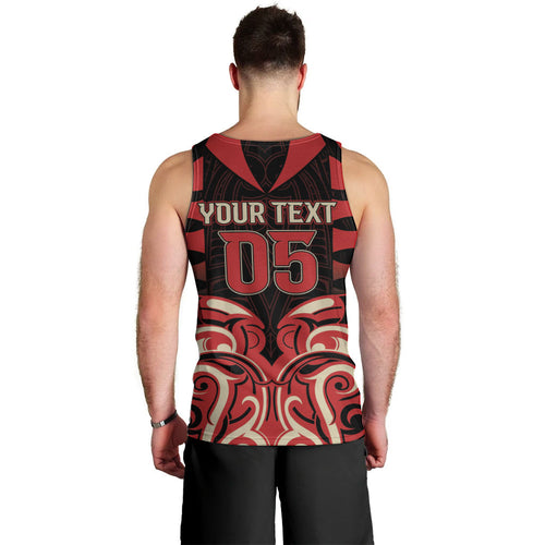 Custom Aotearoa Ngai Te Rangi Men Tank Top New Zealand Traditional Maori Pattern