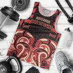 Custom Aotearoa Ngai Te Rangi Men Tank Top New Zealand Traditional Maori Pattern