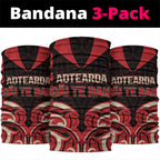 Aotearoa Ngai Te Rangi Neck Gaiter New Zealand Traditional Maori Pattern