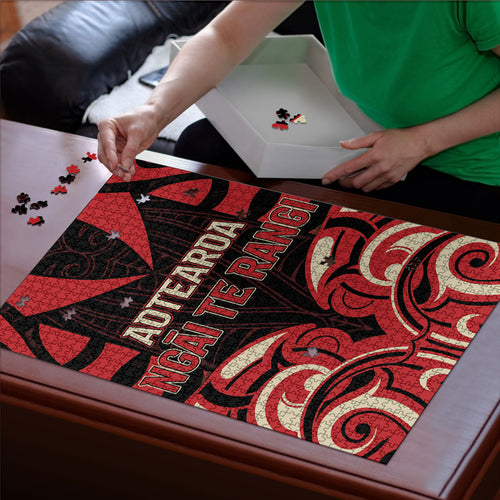Aotearoa Ngai Te Rangi Puzzle New Zealand Traditional Maori Pattern