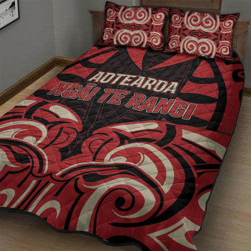 Aotearoa Ngai Te Rangi Quilt Bed Set New Zealand Traditional Maori Pattern