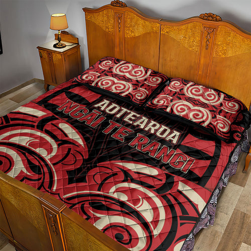 Aotearoa Ngai Te Rangi Quilt Bed Set New Zealand Traditional Maori Pattern