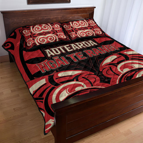 Aotearoa Ngai Te Rangi Quilt Bed Set New Zealand Traditional Maori Pattern