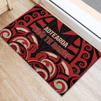 Aotearoa Ngai Te Rangi Rubber Doormat New Zealand Traditional Maori Pattern