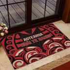 Aotearoa Ngai Te Rangi Rubber Doormat New Zealand Traditional Maori Pattern