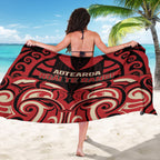 Aotearoa Ngai Te Rangi Sarong New Zealand Traditional Maori Pattern