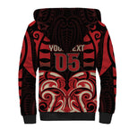Custom Aotearoa Ngai Te Rangi Sherpa Hoodie New Zealand Traditional Maori Pattern