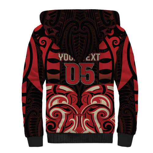 Custom Aotearoa Ngai Te Rangi Sherpa Hoodie New Zealand Traditional Maori Pattern