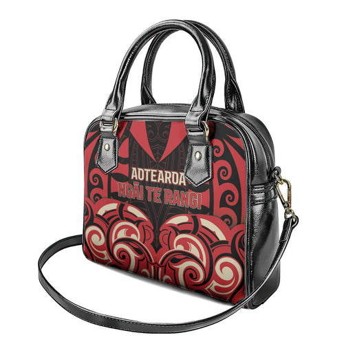 Aotearoa Ngai Te Rangi Shoulder Handbag New Zealand Traditional Maori Pattern