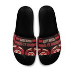 Aotearoa Ngai Te Rangi Slide Sandals New Zealand Traditional Maori Pattern