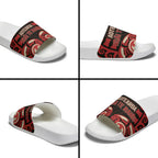 Aotearoa Ngai Te Rangi Slide Sandals New Zealand Traditional Maori Pattern