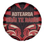 Aotearoa Ngai Te Rangi Spare Tire Cover New Zealand Traditional Maori Pattern