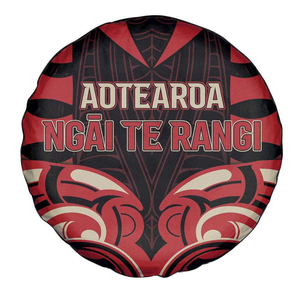 Aotearoa Ngai Te Rangi Spare Tire Cover New Zealand Traditional Maori Pattern