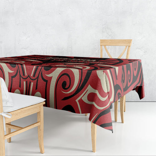 Aotearoa Ngai Te Rangi Tablecloth New Zealand Traditional Maori Pattern