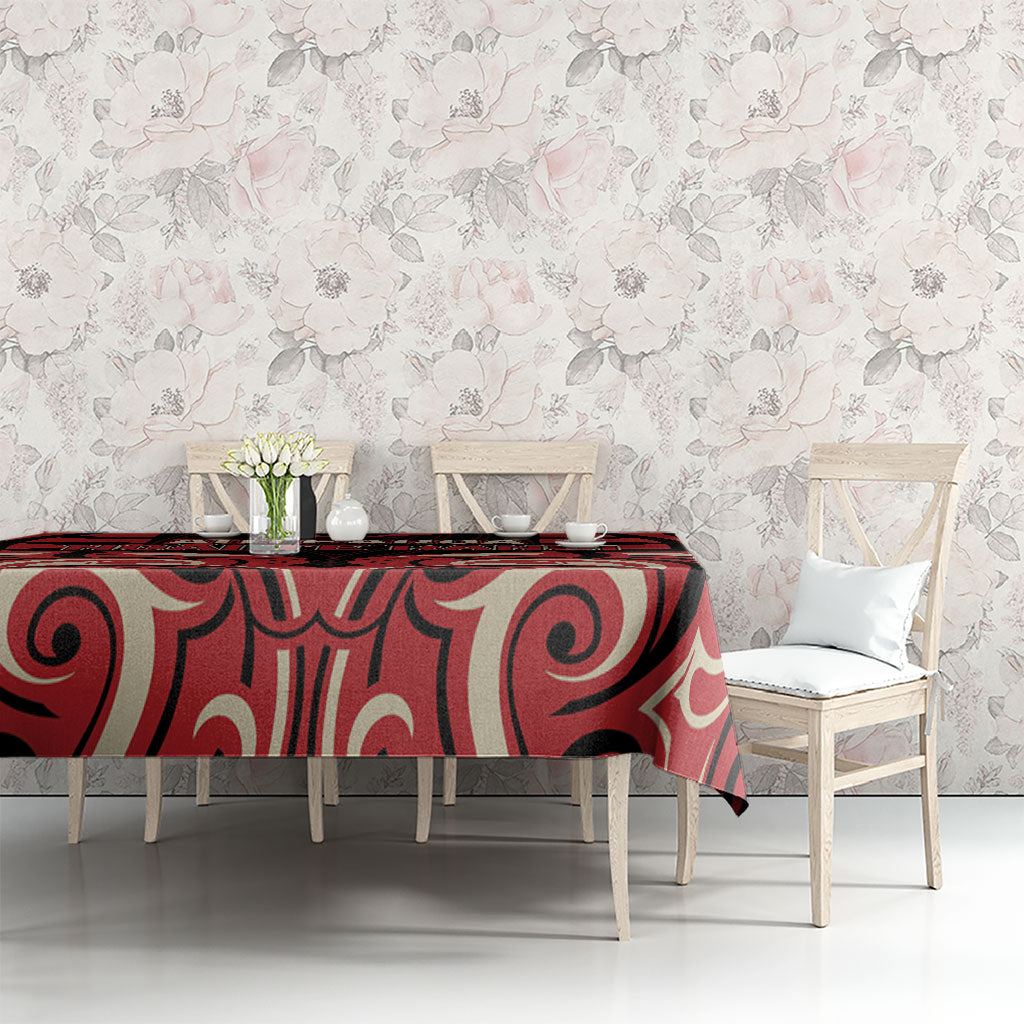 Aotearoa Ngai Te Rangi Tablecloth New Zealand Traditional Maori Pattern