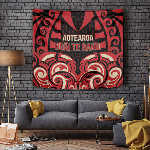 Aotearoa Ngai Te Rangi Tapestry New Zealand Traditional Maori Pattern