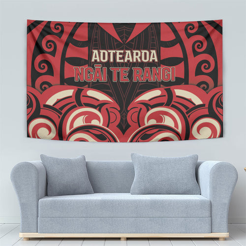 Aotearoa Ngai Te Rangi Tapestry New Zealand Traditional Maori Pattern