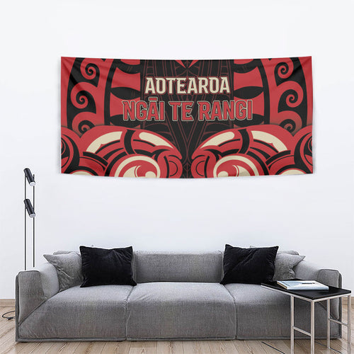 Aotearoa Ngai Te Rangi Tapestry New Zealand Traditional Maori Pattern