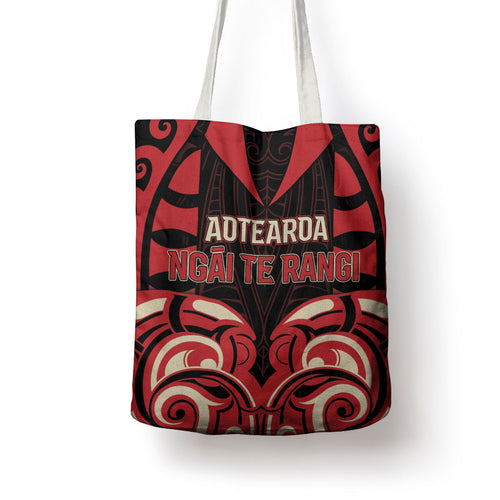 Aotearoa Ngai Te Rangi Tote Bag New Zealand Traditional Maori Pattern