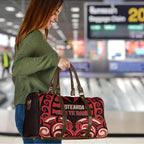 Aotearoa Ngai Te Rangi Travel Bag New Zealand Traditional Maori Pattern