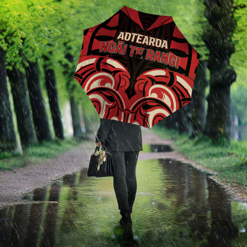 Aotearoa Ngai Te Rangi Umbrella New Zealand Traditional Maori Pattern