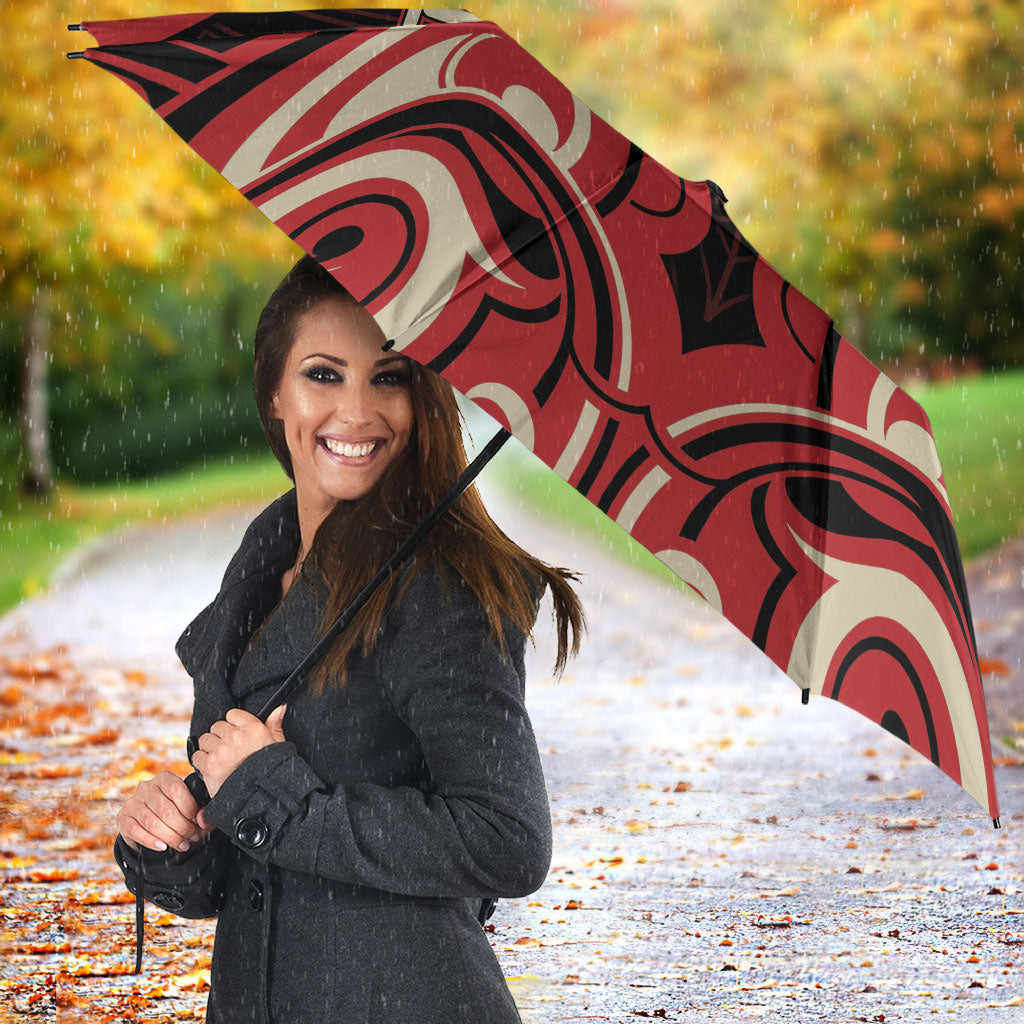 Aotearoa Ngai Te Rangi Umbrella New Zealand Traditional Maori Pattern