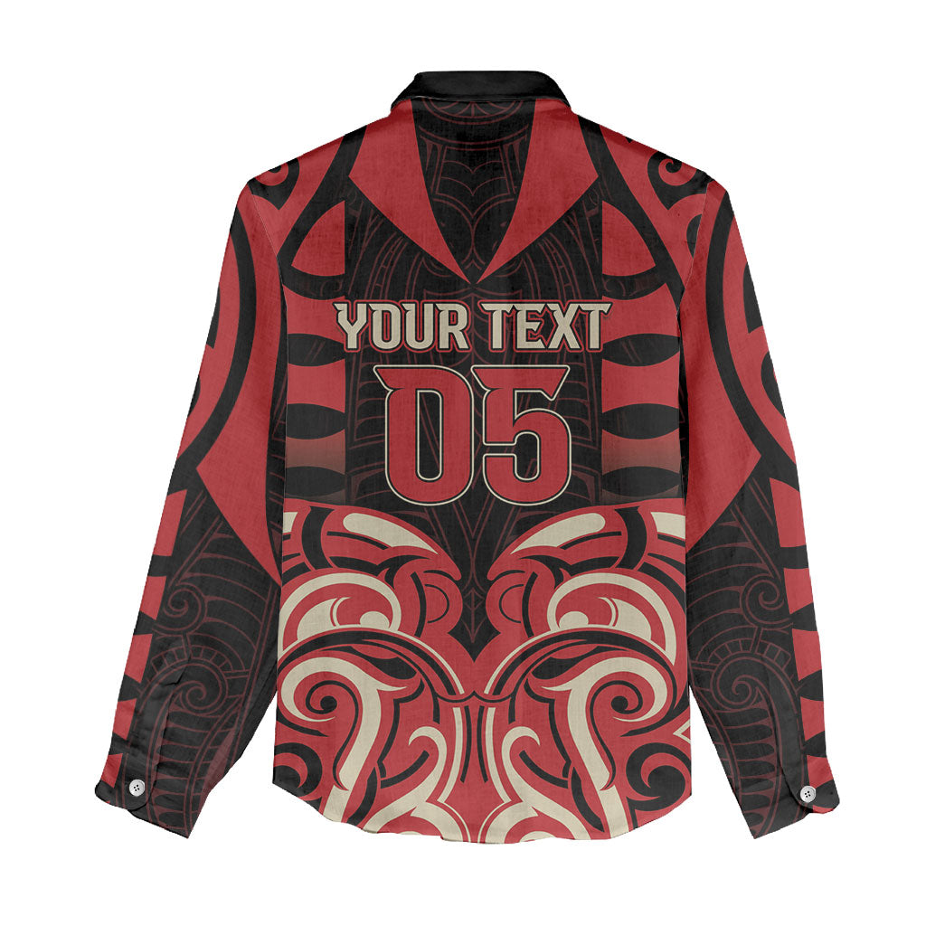 Custom Aotearoa Ngai Te Rangi Women Casual Shirt New Zealand Traditional Maori Pattern