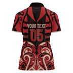 Custom Aotearoa Ngai Te Rangi Women Polo Shirt New Zealand Traditional Maori Pattern