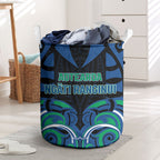 Aotearoa Ngati Ranginui Laundry Basket New Zealand Traditional Maori Pattern