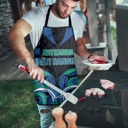 Aotearoa Ngati Ranginui Apron New Zealand Traditional Maori Pattern