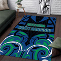 Aotearoa Ngati Ranginui Area Rug New Zealand Traditional Maori Pattern