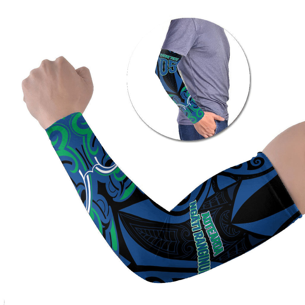 Custom Aotearoa Ngati Ranginui Arm Sleeves New Zealand Traditional Maori Pattern