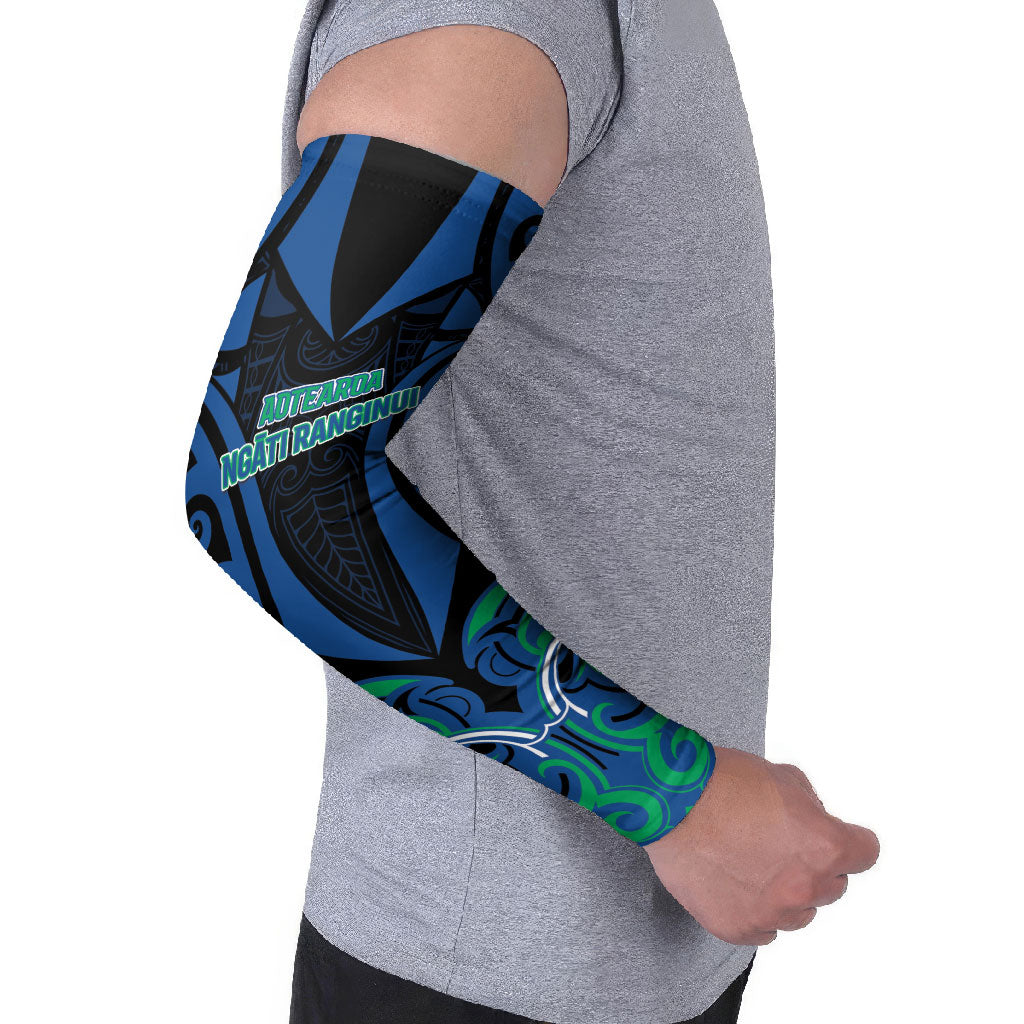 Custom Aotearoa Ngati Ranginui Arm Sleeves New Zealand Traditional Maori Pattern