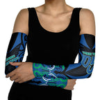 Custom Aotearoa Ngati Ranginui Arm Sleeves New Zealand Traditional Maori Pattern