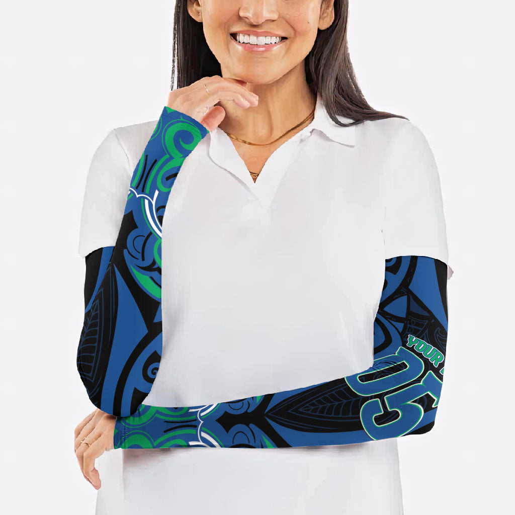 Custom Aotearoa Ngati Ranginui Arm Sleeves New Zealand Traditional Maori Pattern