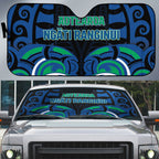 Aotearoa Ngati Ranginui Auto Sun Shade New Zealand Traditional Maori Pattern
