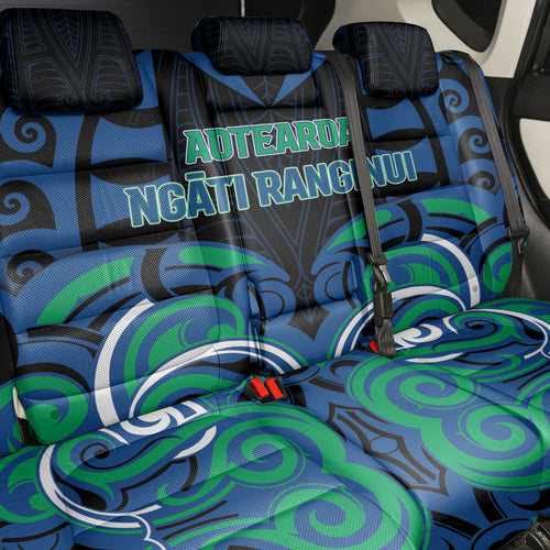 Aotearoa Ngati Ranginui Back Car Seat Cover New Zealand Traditional Maori Pattern