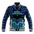 Custom Aotearoa Ngati Ranginui Baseball Jacket New Zealand Traditional Maori Pattern