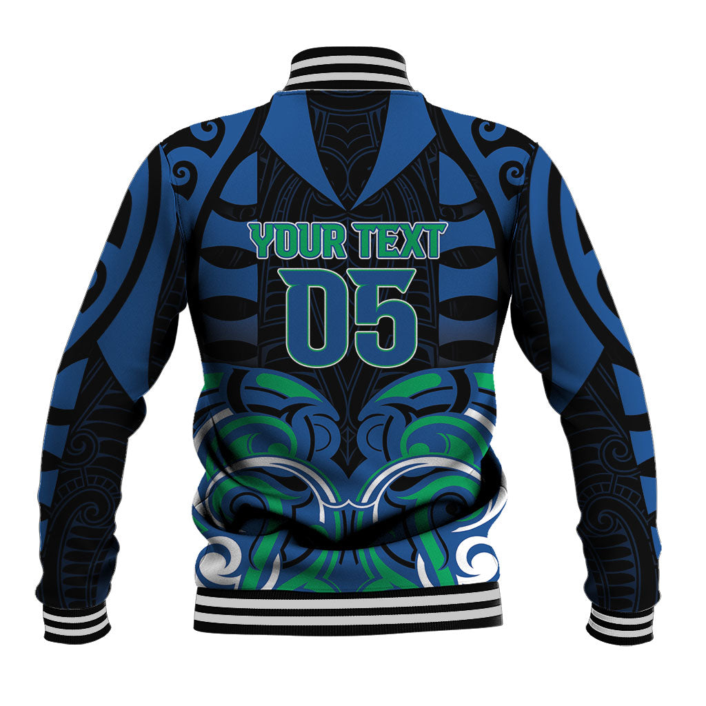 Custom Aotearoa Ngati Ranginui Baseball Jacket New Zealand Traditional Maori Pattern